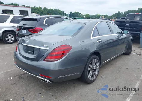 2018 Mercedes-Benz S 450 4Matic z USA, uszkodzony, nr VIN WDDUG6EB7JA350172